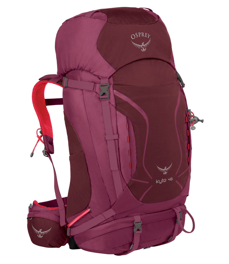 Osprey Packs Women's Kyte 46 Backpack, Purple Calla, Small/Medium - backpacks4less.com