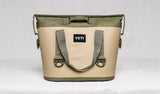 YETI Hopper Two 20 Portable Cooler, Field Tan / Blaze Orange - backpacks4less.com