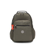 Kipling Seoul Large 15" Laptop Backpack Cool Moss - backpacks4less.com