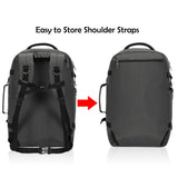 Hynes Eagle Travel Backpack 40L Flight Approved Carry on Backpack, Grey 2018 - backpacks4less.com