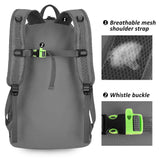 OlarHike Lightweight Travel Backpack, 35L Water Resistant Packable Traveling/Hiking Backpack Daypack for Men & Women, Multipurpose Use - Grey - backpacks4less.com