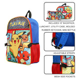 Pokemon Starter Characters 5-Piece Backpack Set