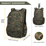 Mardingtop 35L Tactical Backpacks Molle Hiking daypacks for Camping Hiking Military Traveling Camo Army Green-5962 - backpacks4less.com