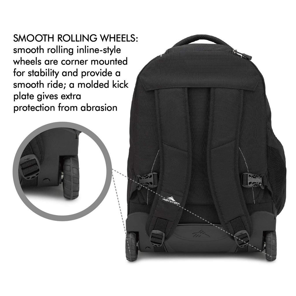 High Sierra Freewheel Wheeled Laptop Backpack - backpacks4less.com
