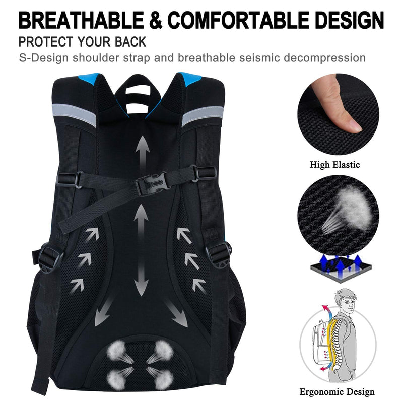 Fanspack School Backpack for Boys 2019 New Kids Backpack Large Waterproof School Bag for Boys Bookbags - backpacks4less.com