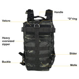 Small Military Tactical Backpack 30L Assault Backpack Tactical Bag - backpacks4less.com
