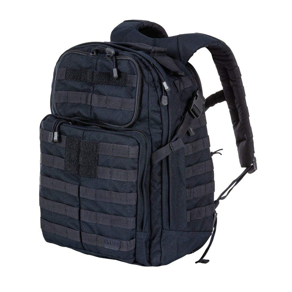 5.11 Tactical Rush24 Backpack, Water-Resistant, Adjustable Straps, 37-Liter Capacity, Dark Navy, 1 SZ, Style 58601 - backpacks4less.com