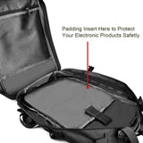 NOOLA Military Tactical Backpack Large Army 3 Day Assault Pack Molle Bag Black - backpacks4less.com