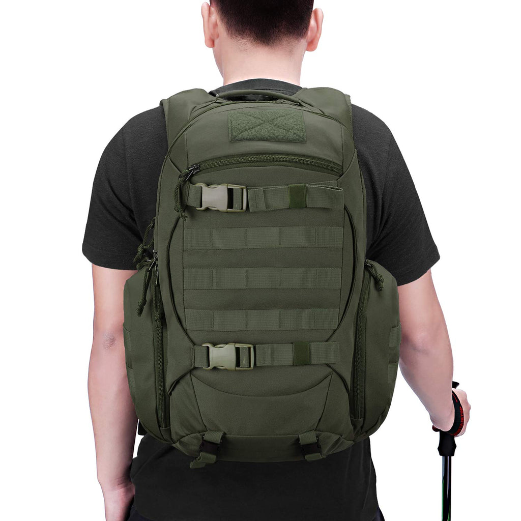 Mardingtop 28L Tactical Backpacks Molle Hiking daypacks for Camping Hiking Military Traveling 28L-Army Green - backpacks4less.com