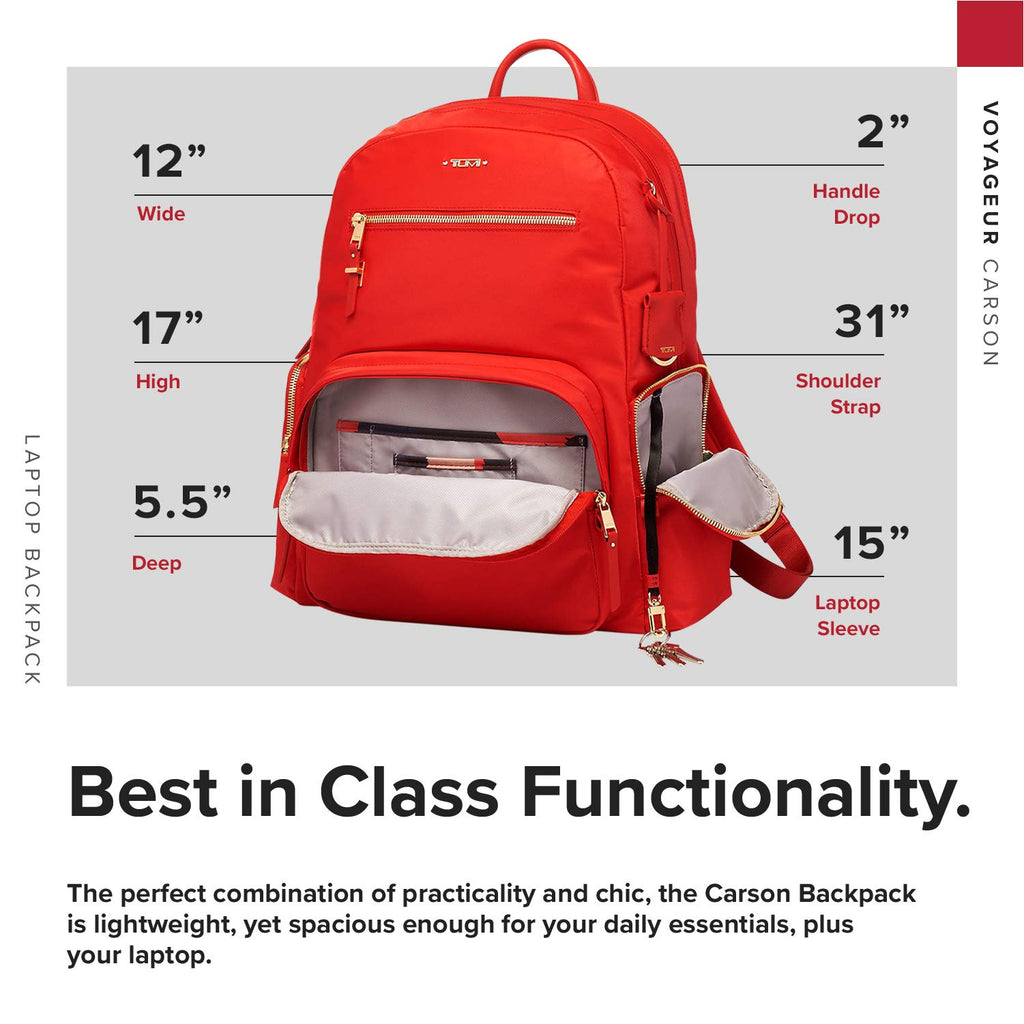 17 laptop backpack tumi TUMI - Voyageur Carson Laptop Backpack - 15 Inch Computer Bag for Women