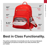 TUMI - Voyageur Carson Laptop Backpack - 15 Inch Computer Bag for Women - Sunset - backpacks4less.com