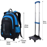 Rolling Backpack for Boys, Fanspack Wheeled Backpack - backpacks4less.com