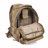 Tactical Sling Bag Military Single Shoulder Backpack Pack Range Bags Tan - backpacks4less.com