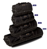 Ledmark Heavyweight Cotton Canvas Outback Duffle Bag, Giant 48" x 20", Black - backpacks4less.com