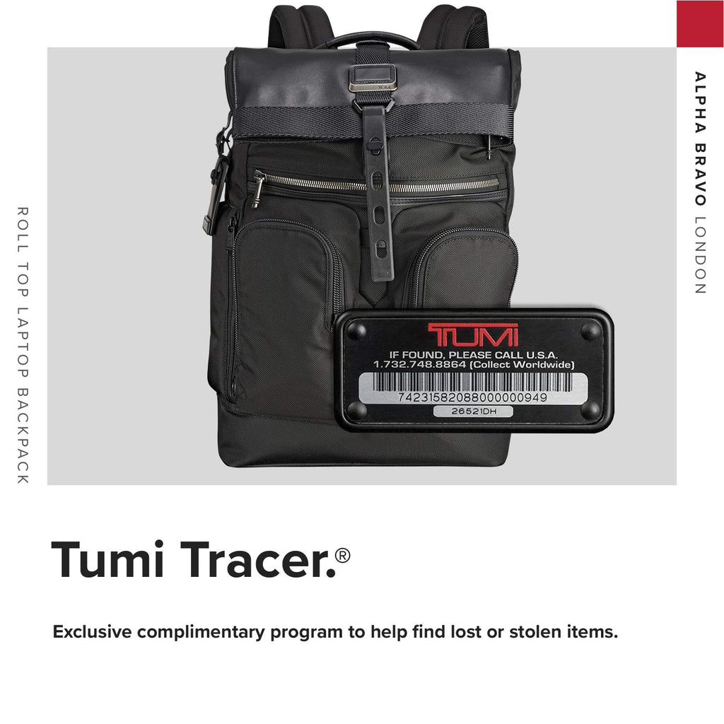 london roll top backpack tumi price TUMI - Alpha Bravo London Roll Top Laptop Backpack - 15 Inch Computer Bag for Men and Women
