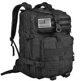 NOOLA Military Tactical Backpack Large Army 3 Day Assault Pack Molle Bag Black - backpacks4less.com