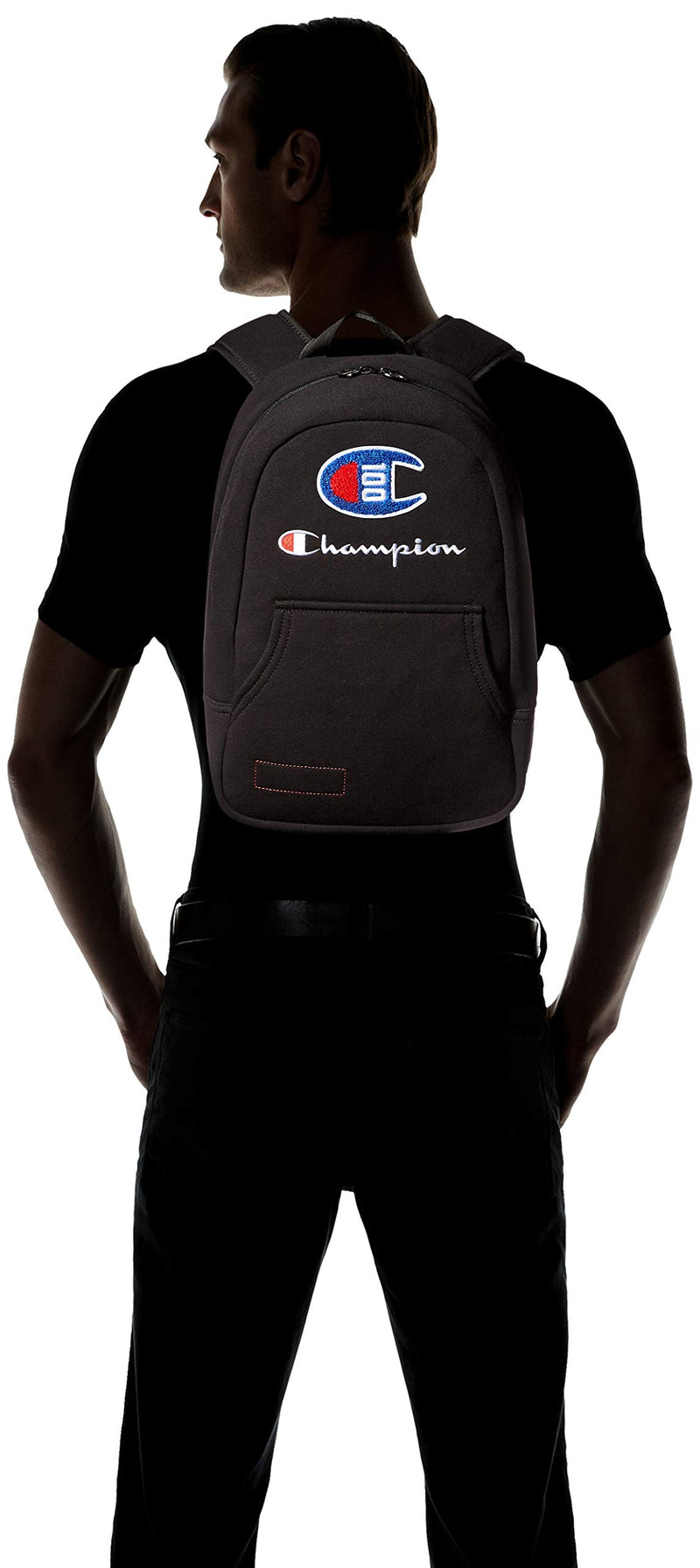 Champion Men's 100 Year Pullover Backpack, black, One Size - backpacks4less.com