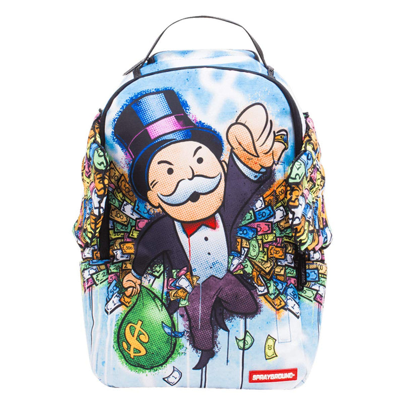 Sprayground Monopoly Money Wings Backpack - backpacks4less.com