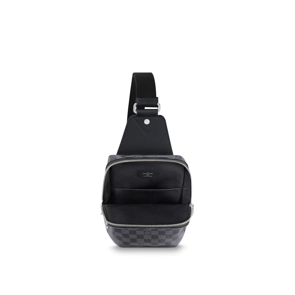 louis vuitton avenue sling bag men backpacks damier graphite