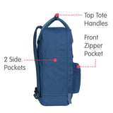 Fjallraven - Kanken Classic Backpack for Everyday, Royal Blue/Goose Eye - backpacks4less.com