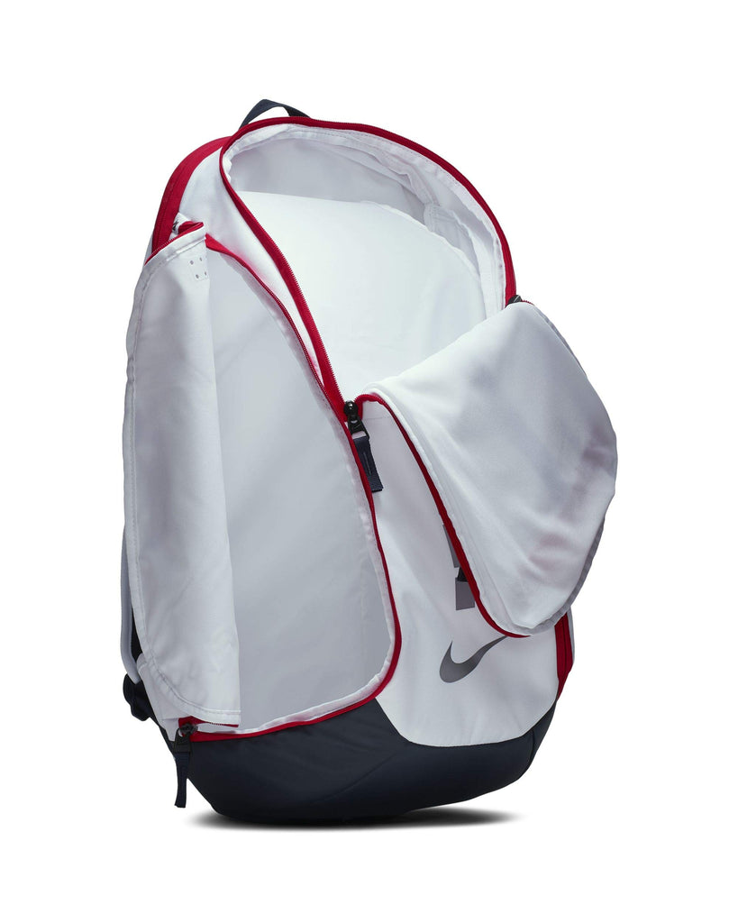 Nike Hoops Elite Hoops Pro Basketball Backpack White/Obsidian/Red Nike Hoops Elite Hoops Pro Basketball Backpack White/Obsidian/Red