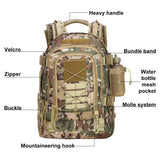 Military Expandable Travel Backpack Tactical Waterproof Work Backpack for Men(OCP) - backpacks4less.com