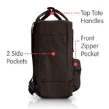 Fjallraven - Kanken Mini Classic Backpack for Everyday, Brown - backpacks4less.com