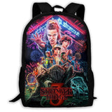 Stranger Things 3 Youth Adult Backpack Shoulder Bag School Bag Bookbag for Hiking Traveling School - backpacks4less.com