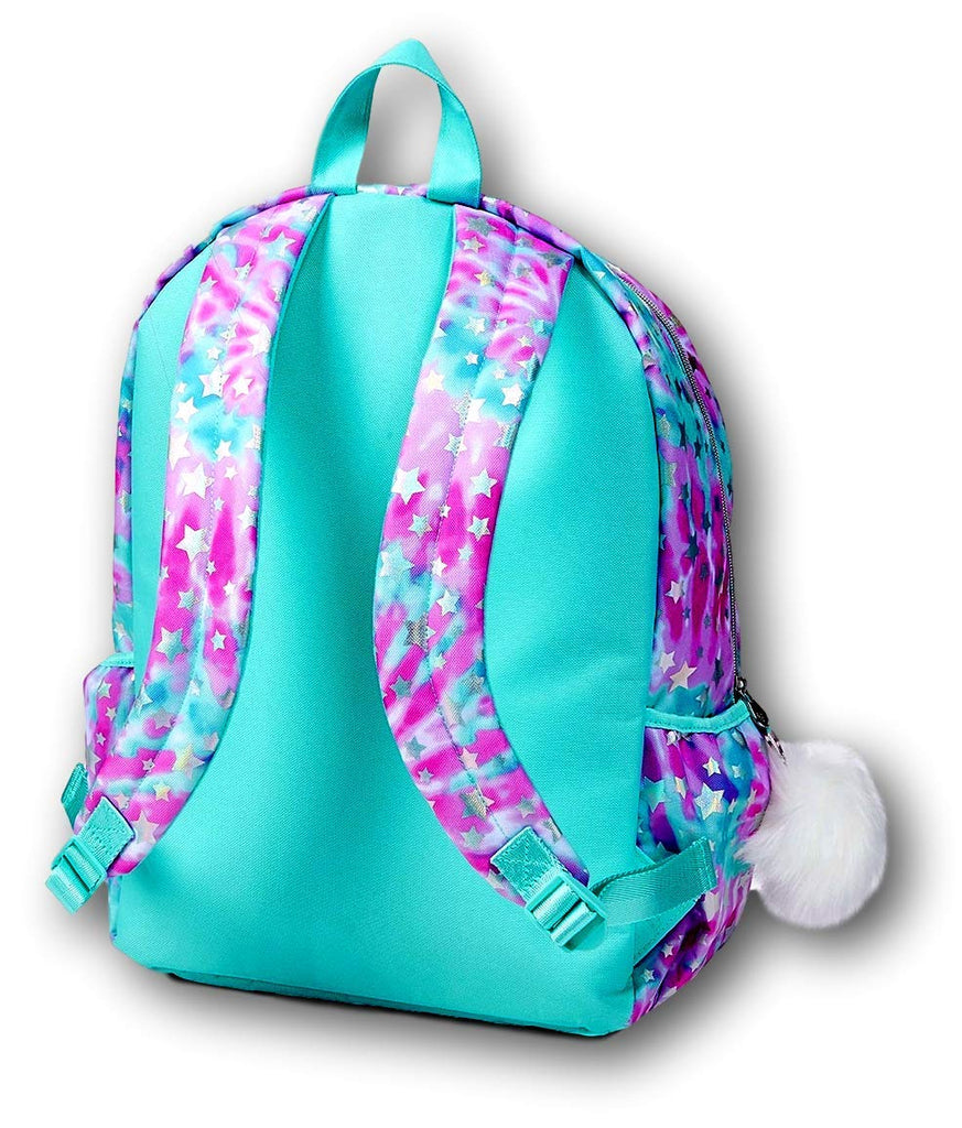 Justice Star and Tie Dye Kids School Backpack for Girls - Girls