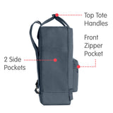 Fjallraven - Kanken Classic Backpack for Everyday, Dusk - backpacks4less.com