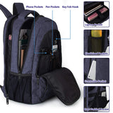 Large College Backpack,Durable Computer Backpack with USB Charging Port Fit 17 inch Notebook,Lightweight Carryon TSA Shoulder Backpack with Luggage Sleeve for Business Trip for Men and Women - backpacks4less.com