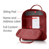 Fjallraven - Kanken Mini Classic Backpack for Everyday, Ox Red - backpacks4less.com