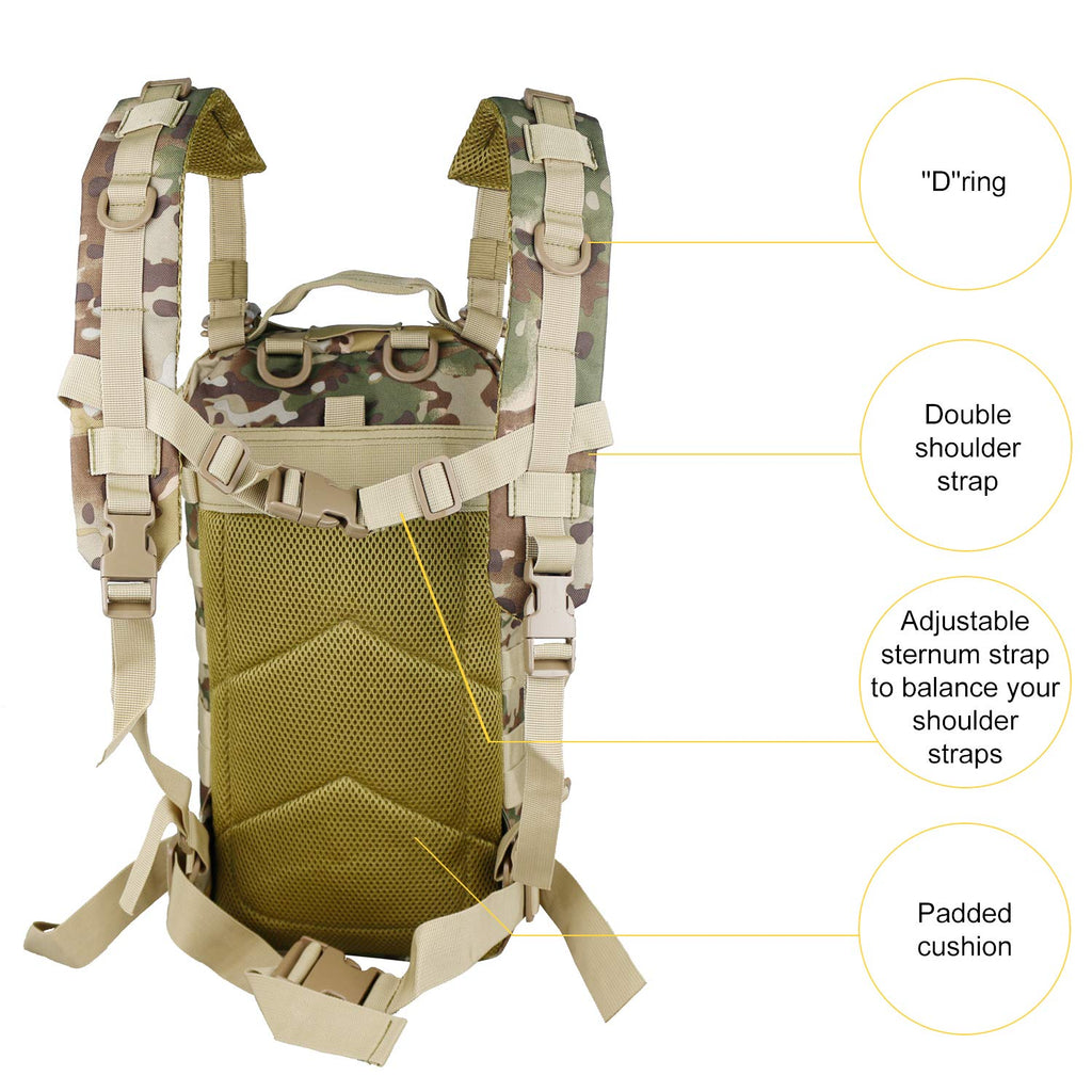 Small Military Tactical Backpack 30L Assault Backpack Tactical Bag OCP ...