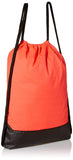 Nike Brasilia Training Gymsack, Drawstring Backpack with Zipper Pocket and Reinforced Bottom, Bright Crimson/Bright Crimson - backpacks4less.com