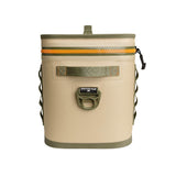 YETI Hopper Flip 18 Portable Cooler, Field Tan/Blaze Orange - backpacks4less.com