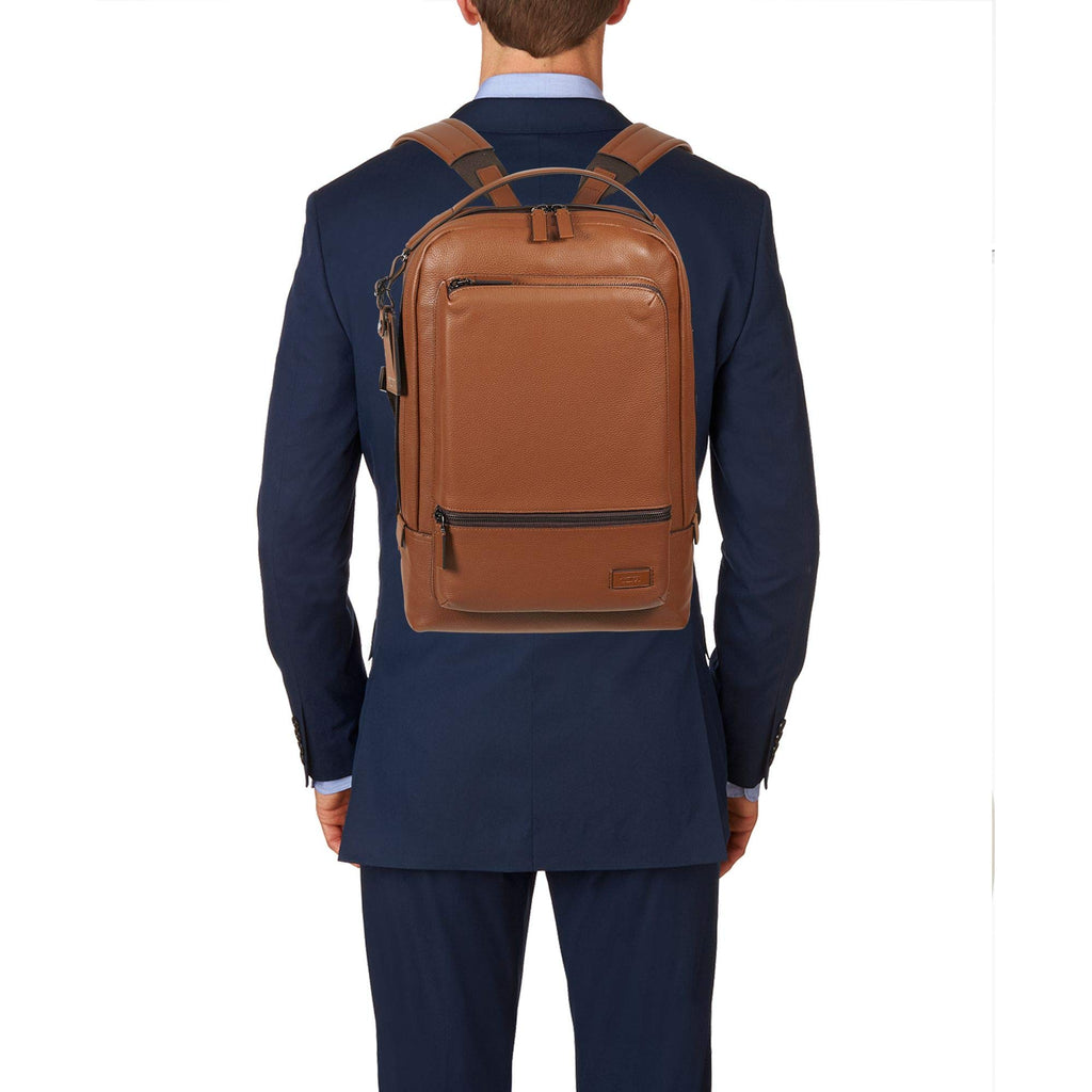 TUMI - Harrison Bates Leather Laptop Backpack - 14 Inch Computer Bag for Men and Women TUMI - Harrison Bates Leather Laptop Backpack - 14 Inch Computer Bag for Men and Women