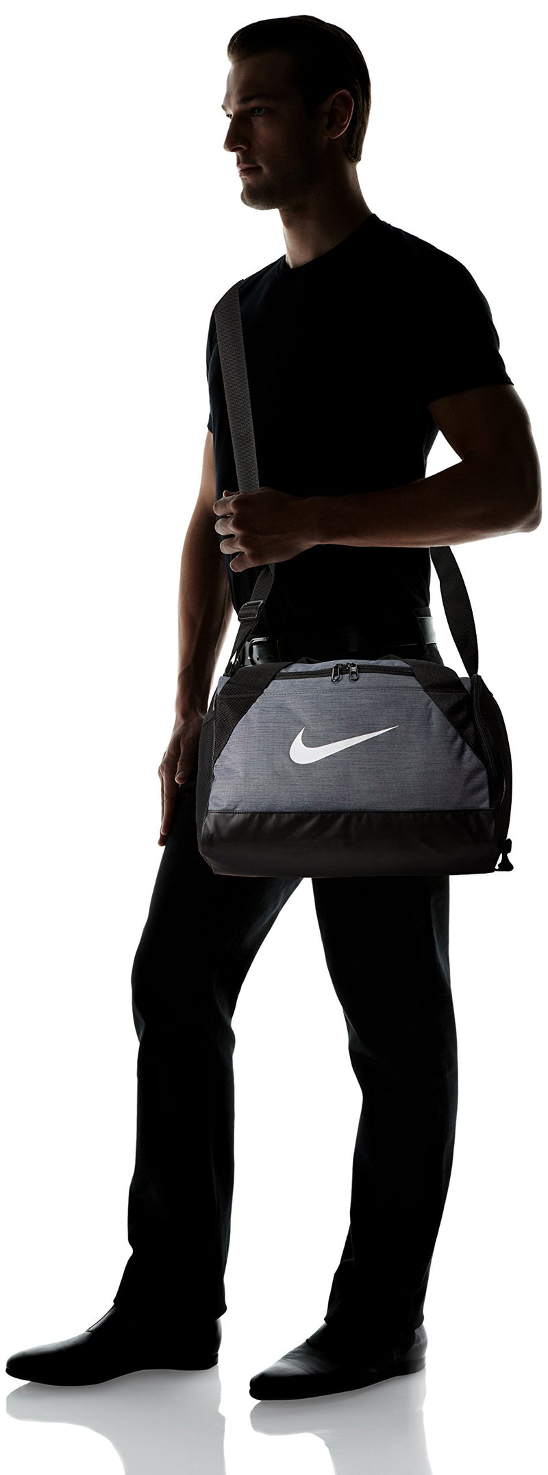 NIKE BRASILIA X-SMALL DUFFEL GREY - backpacks4less.com