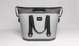 YETI Hopper Two 40 Portable Cooler, Fog Gray / Tahoe Blue - backpacks4less.com
