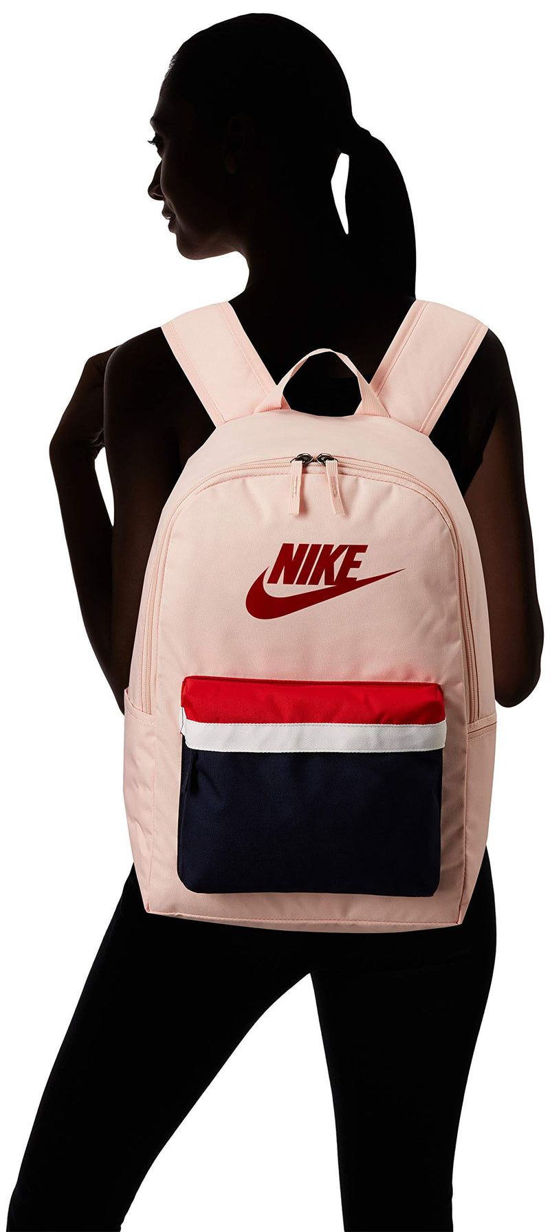 Nike Nike Heritage Backpack - 2.0, Echo Pink/Blackened Blue/University Red, Misc - backpacks4less.com