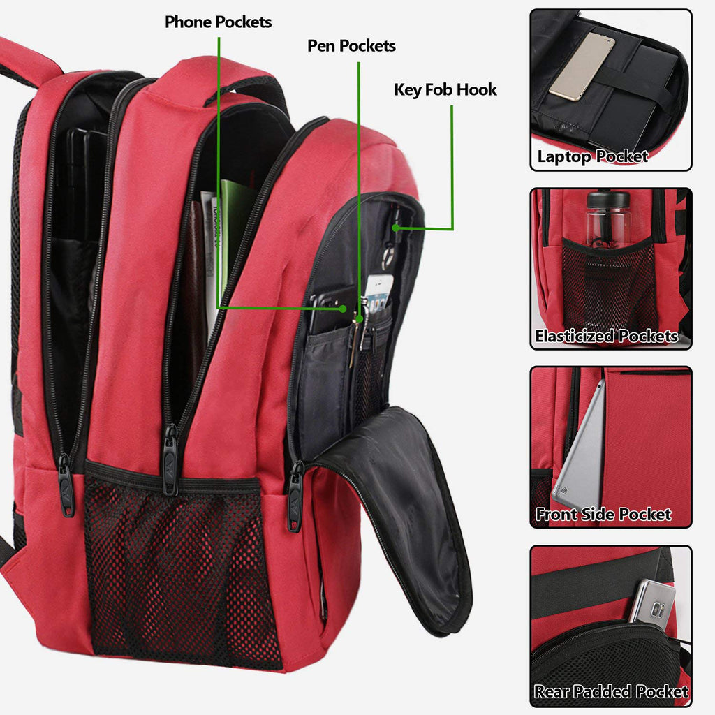 academy laptop backpack Laptop Backpack for Girls, Womens High School Backpack with USB Port for School Supplies and College Accessories, Water Resistant Travel Daypack Cute Book Bag for Teens and Ladies Fit 15.6 In Computer