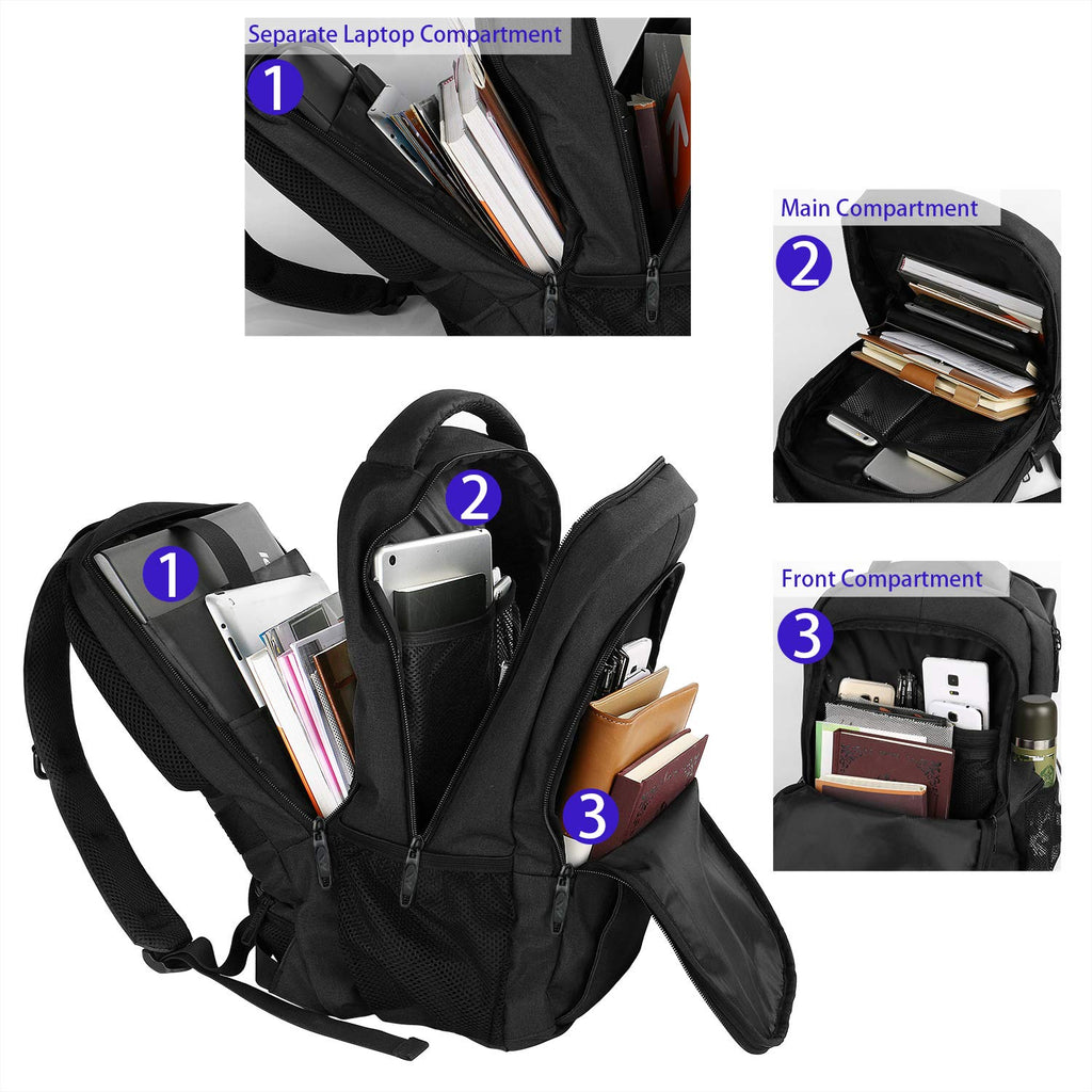 Business Travel Backpack, Matein Laptop Backpack with USB Charging