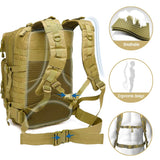 Military Tactical Backpack,Monoki Army 3 Day Assault Pack,42L Molle Bag Rucksack - backpacks4less.com