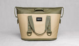 YETI Hopper Two 30 Portable Cooler, Field Tan / Blaze Orange - backpacks4less.com