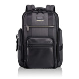 TUMI - Alpha Bravo Sheppard Deluxe Brief Pack Laptop Backpack - 15 Inch Computer Bag for Men and Women - Anthracite - backpacks4less.com