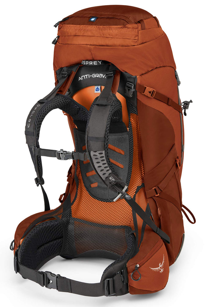 Osprey Packs Aether Ag 70 Backpacking Pack, Outback Orange, Small Osprey Packs Aether Ag 70 Backpacking Pack, Outback Orange, Small