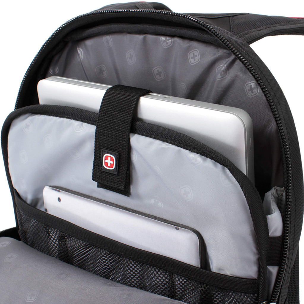 SWISSGEAR 1592 Deluxe Laptop Backpack Work School and Travel - Black/RED SWISSGEAR 1592 Deluxe Laptop Backpack Work School and Travel - Black/RED