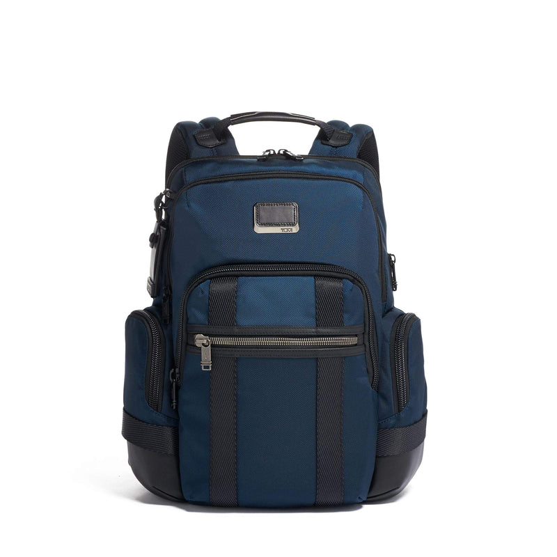 TUMI - Alpha Bravo Nathan Laptop Backpack - 15 Inch Computer Bag for Men and Women - Navy - backpacks4less.com