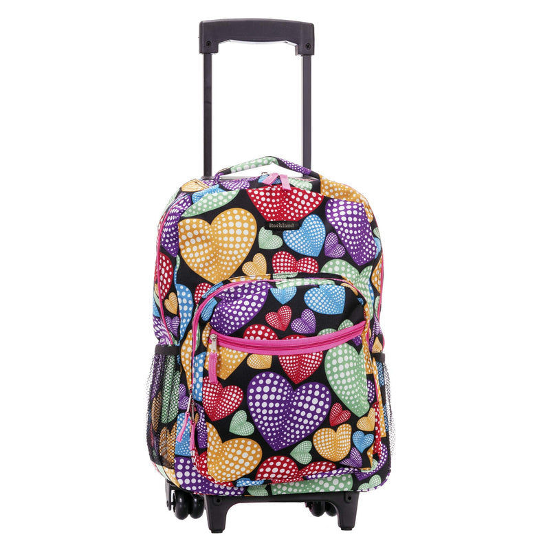 Rockland 17" Rolling Backpack, Newheart - backpacks4less.com