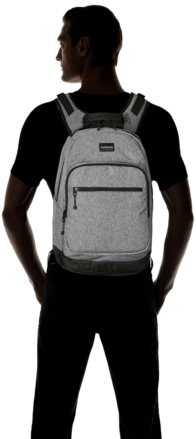 Quiksilver Men's Schoolie Special Backpack, LIGHT GREY HEATHER, 1SZ - backpacks4less.com