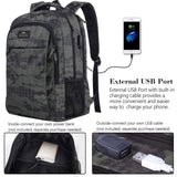 Travel Backpack with USB, Water Resistant Durable College School Backpack with Anti Theft Pocket for Women & Men, Slim Business Laptop Bag Lightweight Laptop Bookbag for 15.6-Inch Laptop and Notebook - backpacks4less.com